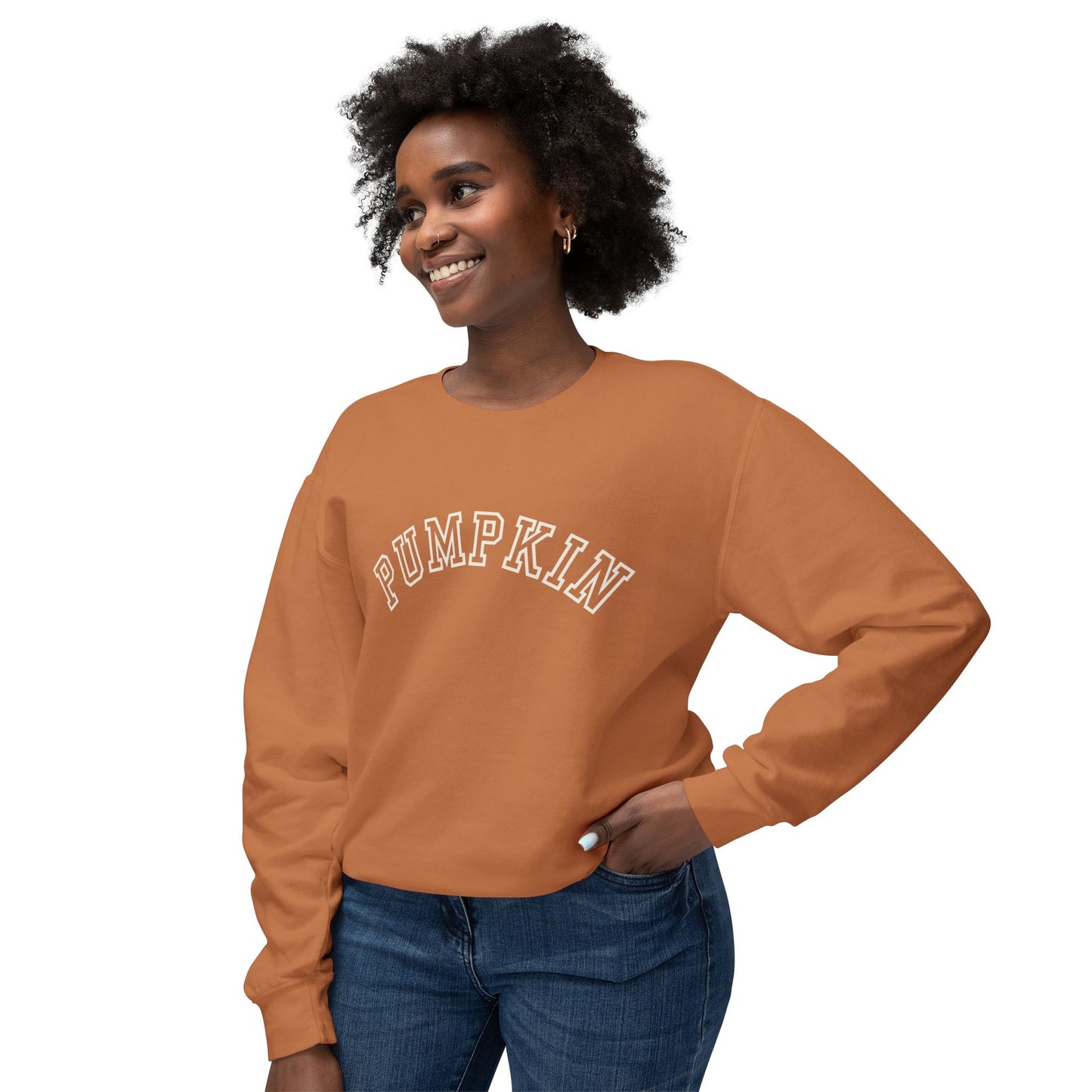Pumpkin Lightweight Sweatshirt