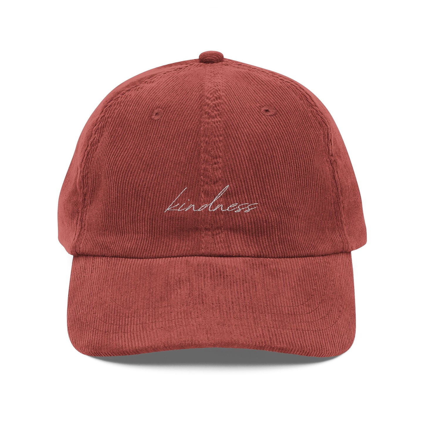 kindness Corduroy Embroidered Hat