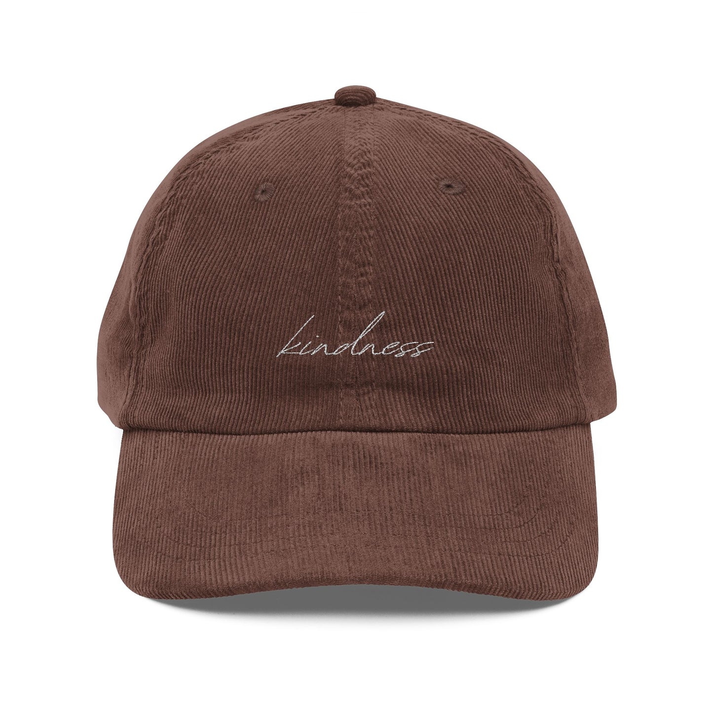 kindness Corduroy Embroidered Hat
