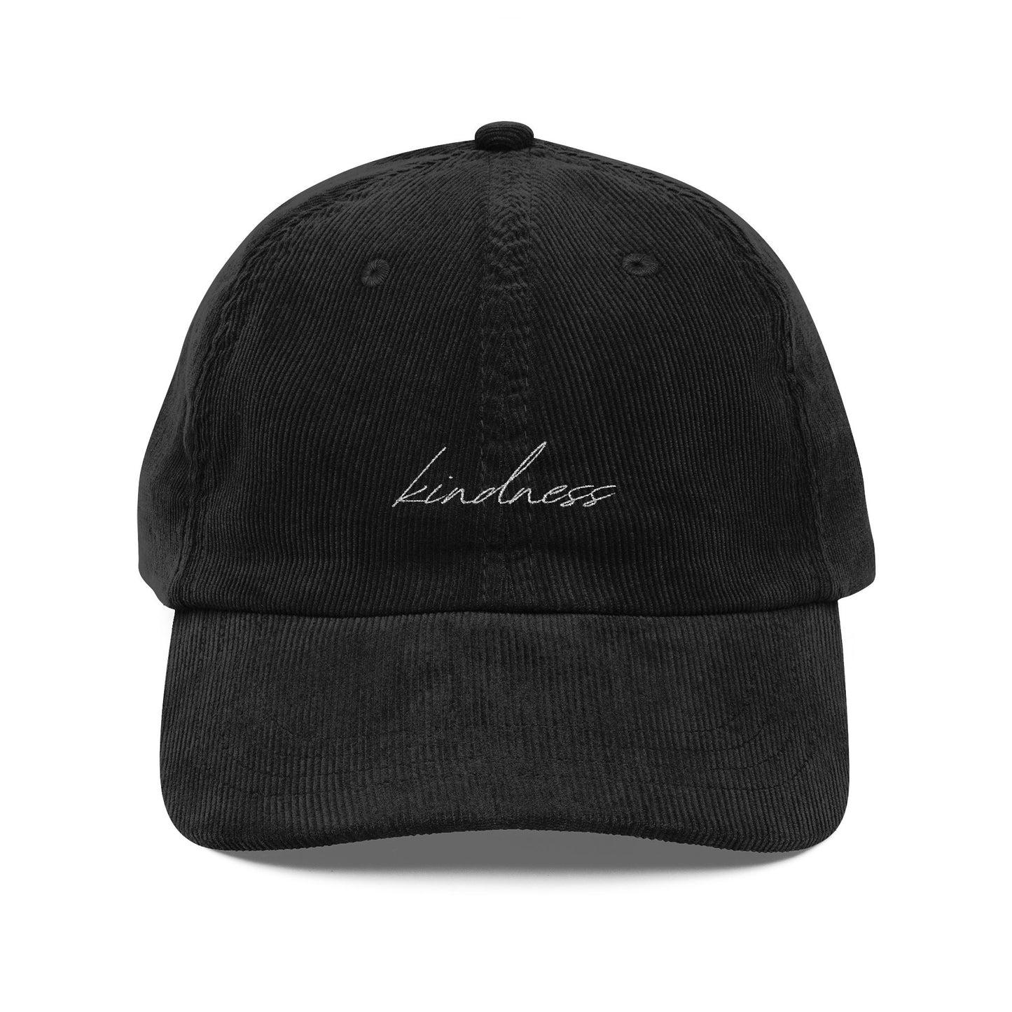 kindness Corduroy Embroidered Hat