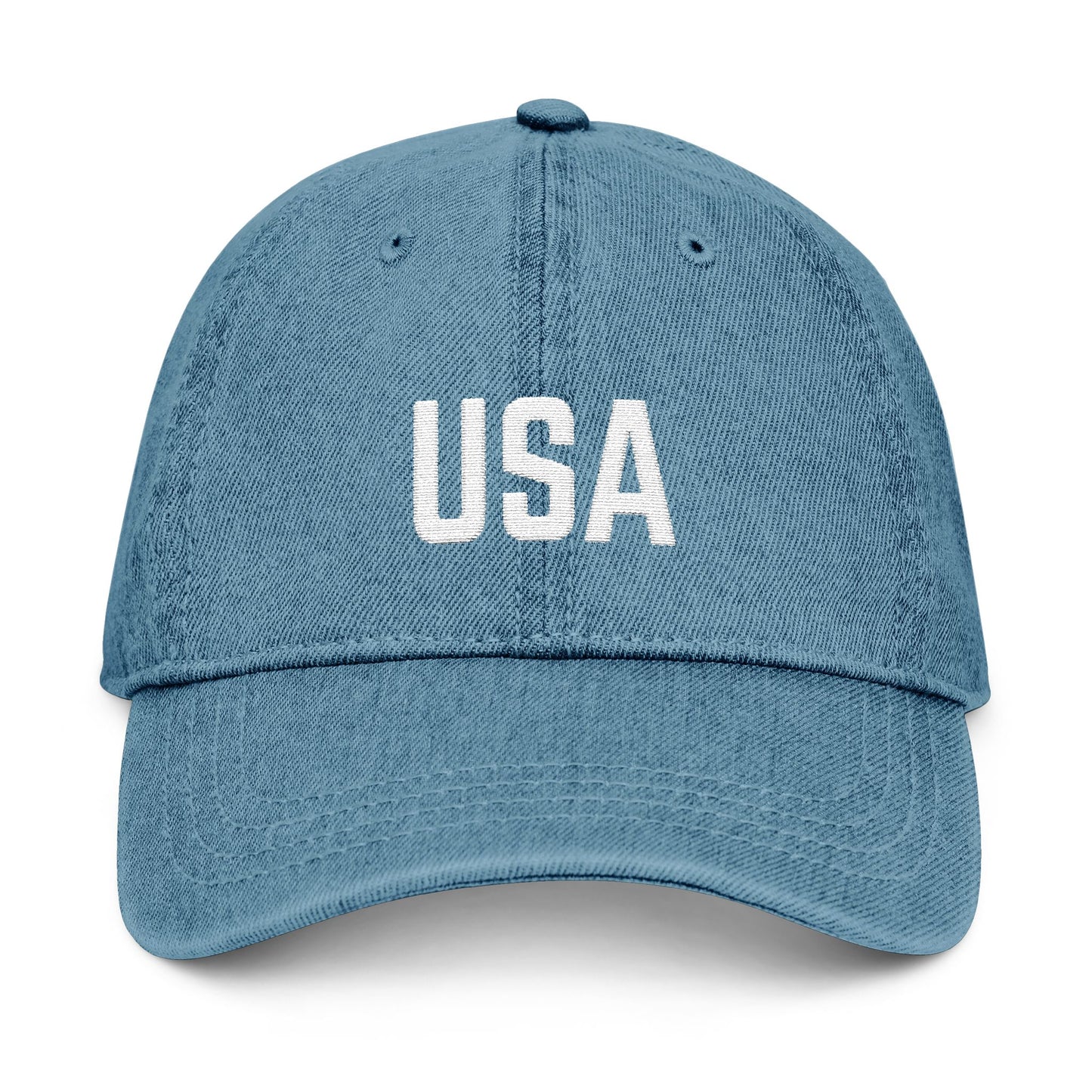 USA Embroidered Denim Hat