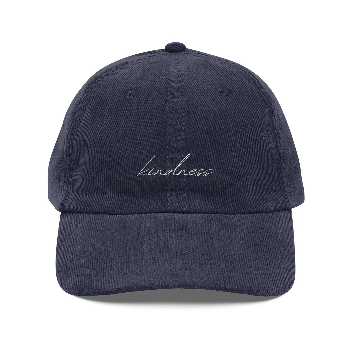 kindness Corduroy Embroidered Hat