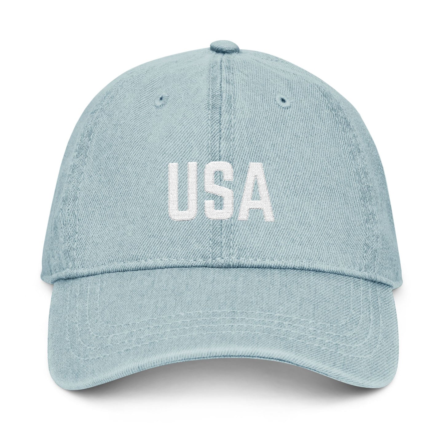 USA Embroidered Denim Hat