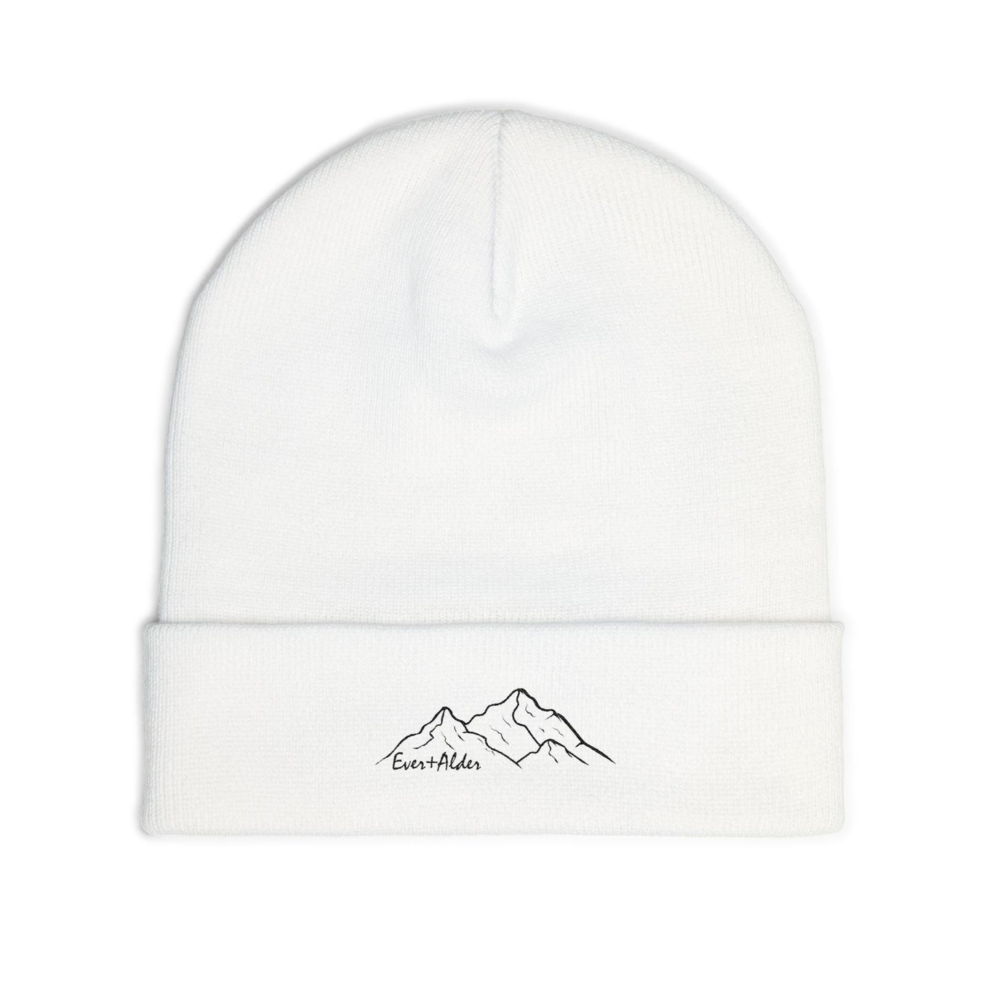 E + A Mountain Embroidered Beanie