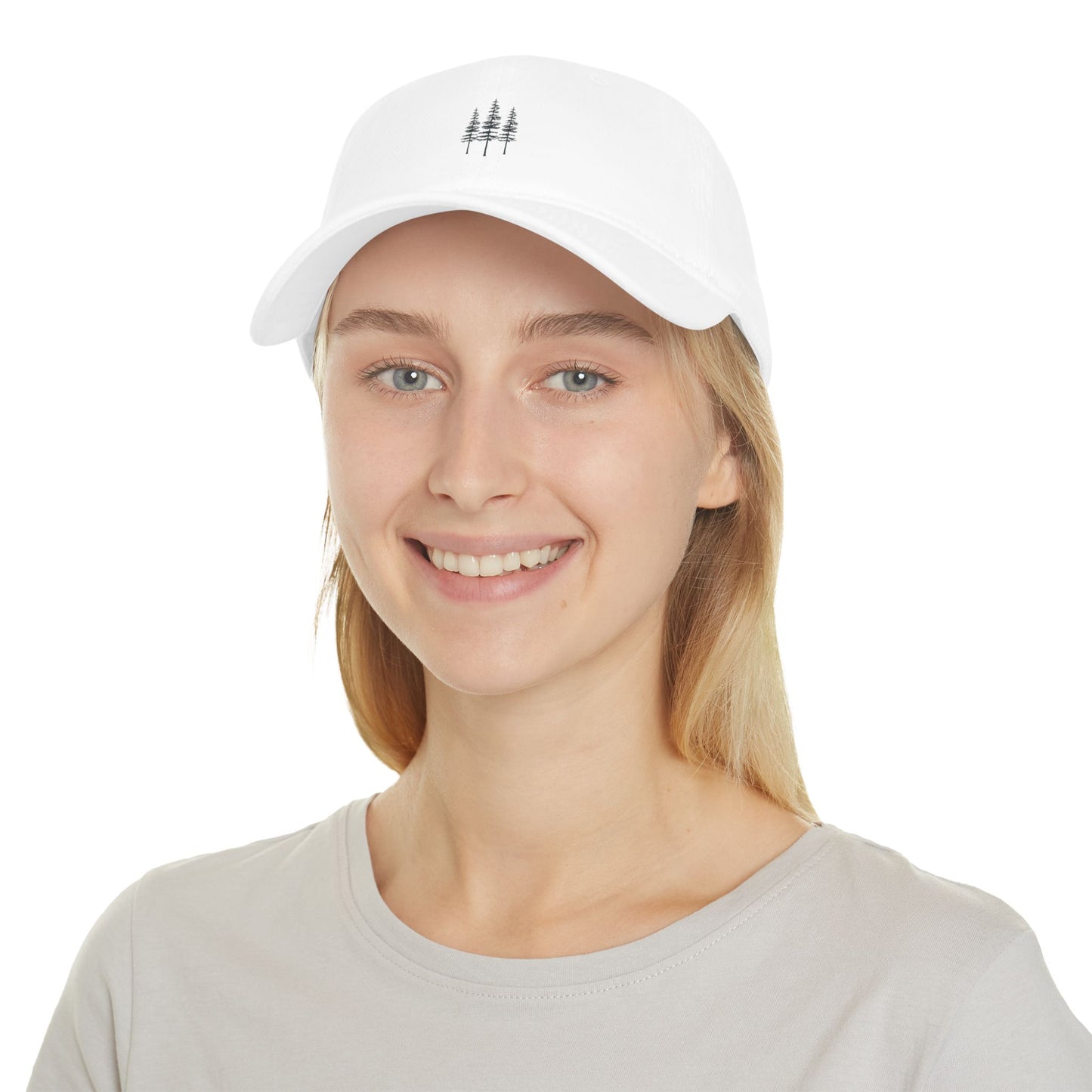 Tree Trio Embroidered Low Profile Baseball Cap
