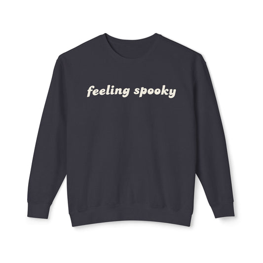 Feeling Spooky Lightweight Sweatshirt, Cozy Fall Sweatshirt, Halloween Apparel, Casual Sweat Top, Perfect for [...]