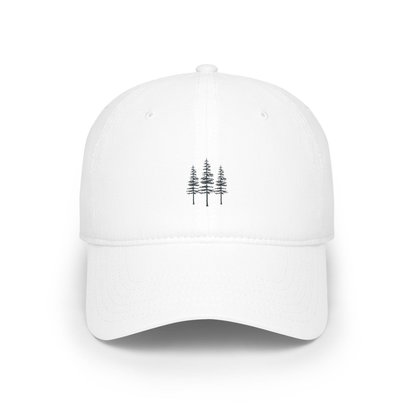 Tree Trio Embroidered Low Profile Baseball Cap
