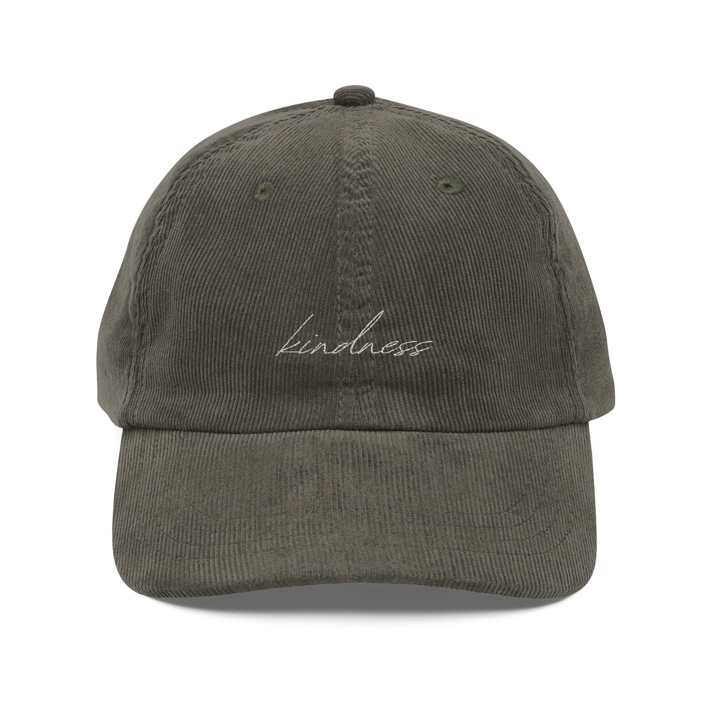 kindness Corduroy Embroidered Hat